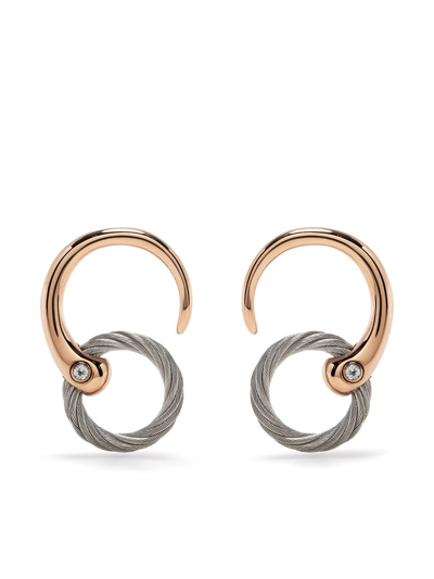 Shop Charriol Infinity Zen Earrings In Gold