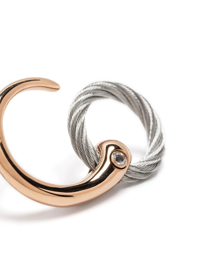 Shop Charriol Infinity Zen Earrings In Gold