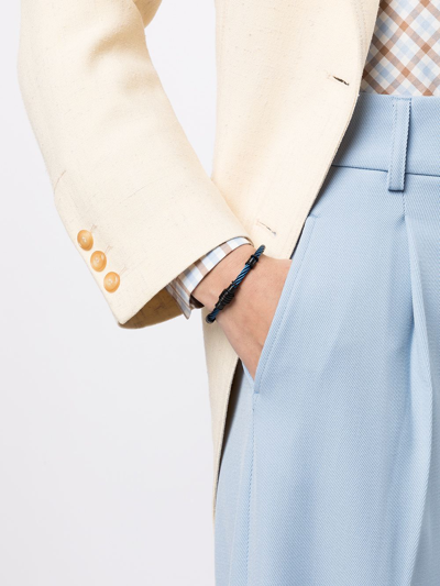 Charriol Celtic Rope-detail Bangle In Blue