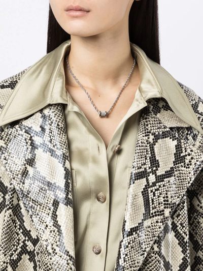 Charriol Forever Waves Charm Necklace In Silver