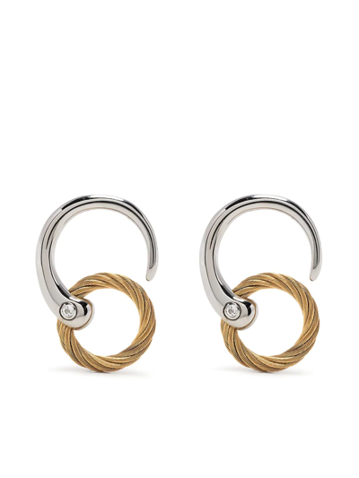 Shop Charriol Infinity Zen Earrings In Silver