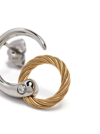 Shop Charriol Infinity Zen Earrings In Silver