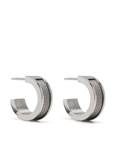 Shop Charriol Forever Earrings In Silver