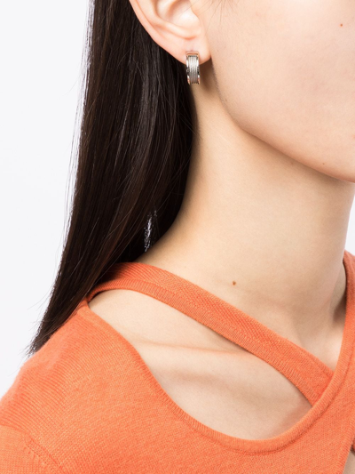 Shop Charriol Forever Earrings In Silver