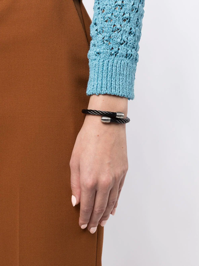 Charriol Celtic Olive Bangle In Black