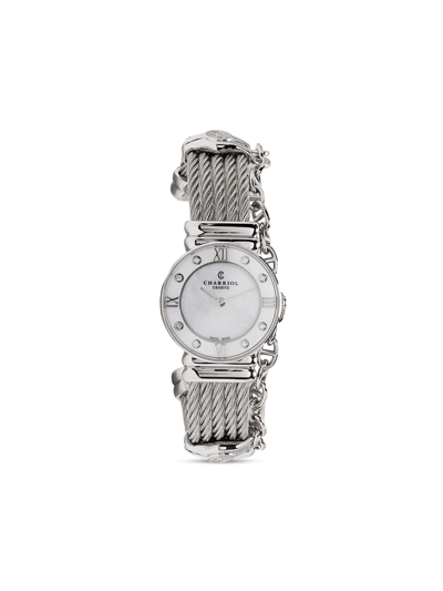 Shop Charriol St-tropez Watch 24.5mm In Silver