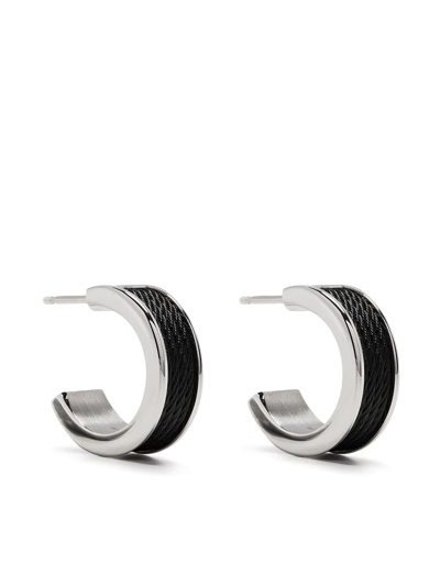 Shop Charriol Forever Earrings In Silver