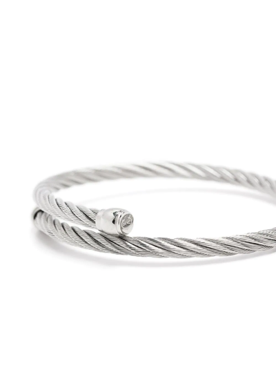 Charriol Celtic Rope-detail Bangle In Silver