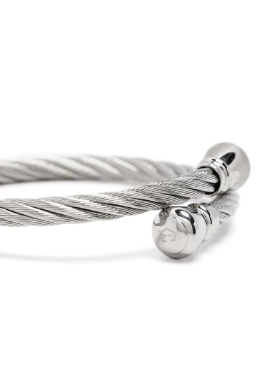 Charriol Celtic Rope-detail Bangle In Silver