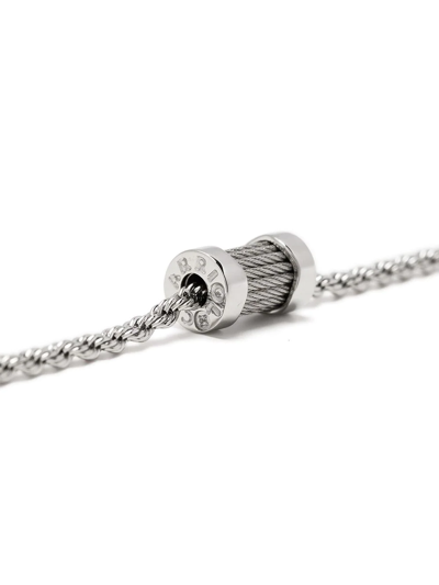 Shop Charriol Forever Waves Charm Bracelet In Silver