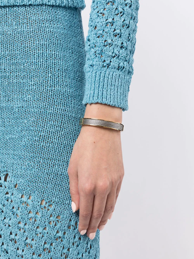 Shop Charriol Forever Cable Bangle In Gold