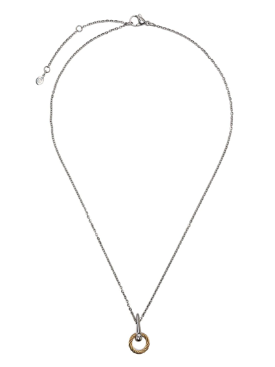 Shop Charriol Infinity Zen Necklace In Silver