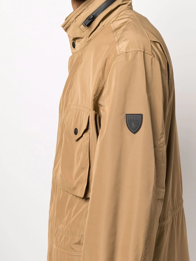 Shop Polo Ralph Lauren Insulated Field Jacket In Nude
