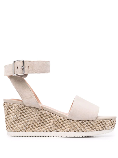 Geox Lipari Wedge Sandals In Neutrals