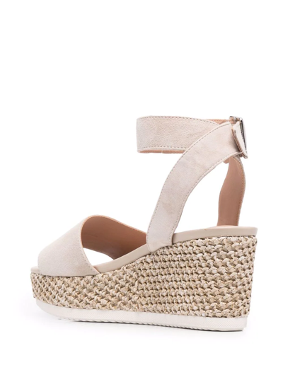Geox Lipari Wedge Sandals In Neutrals