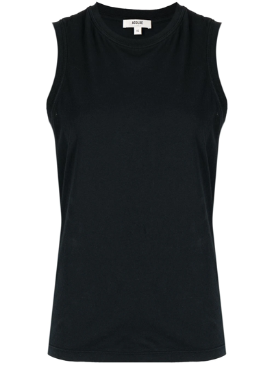 Agolde Amara Crew Neck Muscle Tee Nocturne In Blau
