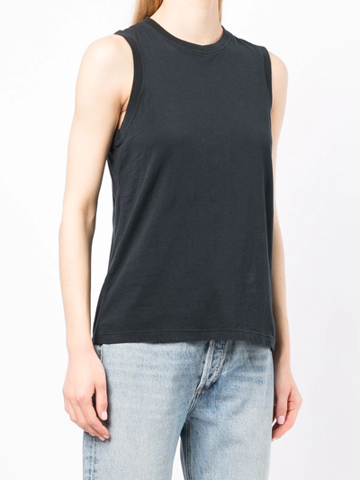 Agolde Amara Crew Neck Muscle Tee Nocturne In Blau