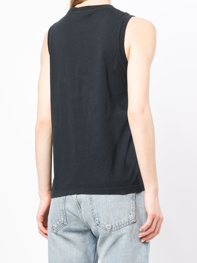 Agolde Amara Crew Neck Muscle Tee Nocturne In Blau
