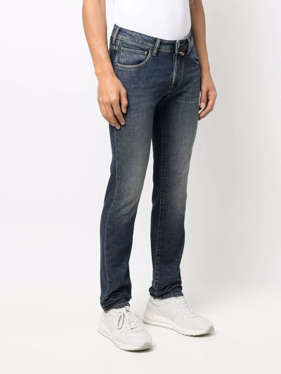 Incotex Slim-cut Jeans In Blue