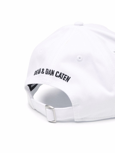 Shop Dsquared2 Logo Hat In White