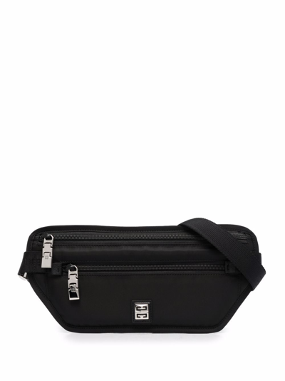 Shop Givenchy Logo Belt Bags In Black