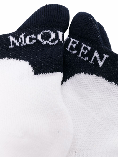 Shop Alexander Mcqueen Cotton Socks In White