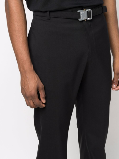 Shop Alyx Cotton Trousers In Black