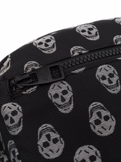 Shop Alexander Mcqueen Skull Print Belt Bag In Black