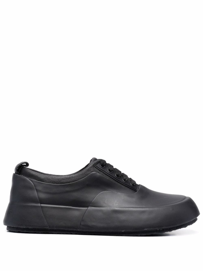 Ambush Vulcanized Rubber & Leather Low Sneakers In Black