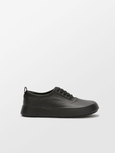 Ambush Vulcanized Rubber & Leather Low Sneakers In Black