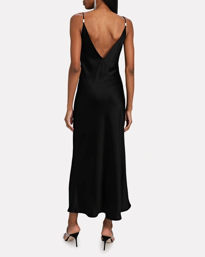 Shop Galvan Daphne Maxi Dress In Black