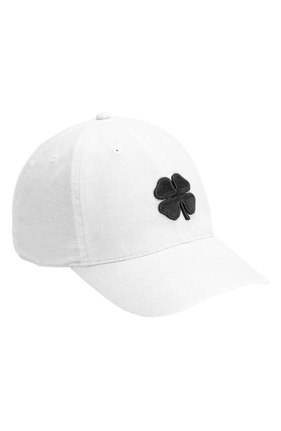 Shop Black Clover Soft Luck Baseball Cap In White