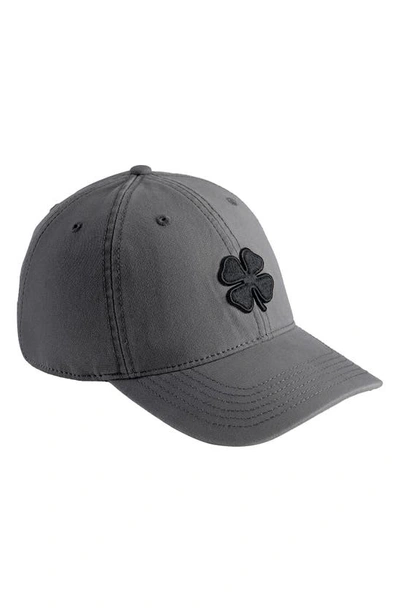 Shop Black Clover Soft Luck Baseball Cap In Charcoal