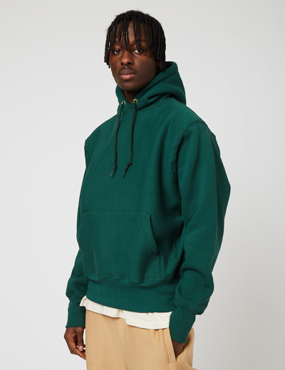 Usa 12oz Pullover Hooded Sweatshirt In Green