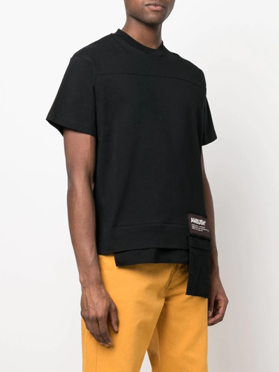 Shop Ambush Front-flap Pocket T-shirt In Black