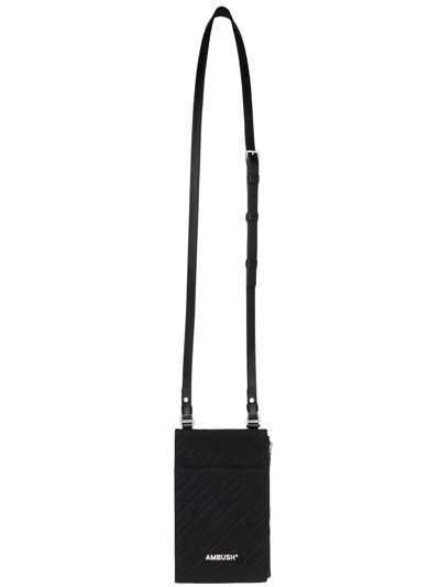 Shop Ambush Logo-print Mini Bag In Black