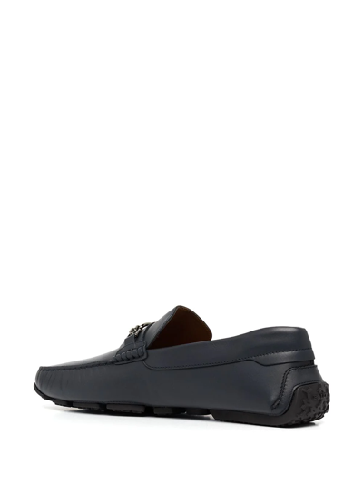Shop Bally Philip Boat Shoes In Blue