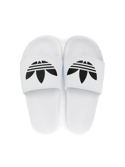 Shop Adidas Originals Adilette Lite Slides In White