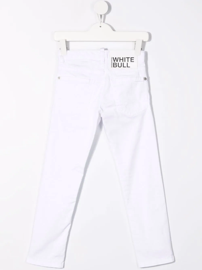 Shop Dsquared2 Slim-cut Denim Jeans In White