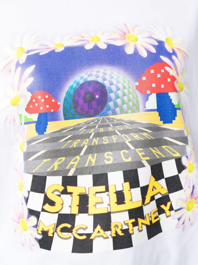 Stella Mccartney Transcend Graphic-print T-shirt In White