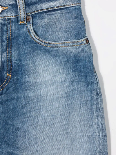 Dsquared2 Mid-rise Slim-cut Jeans In Blue