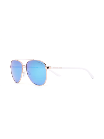 Michael Kors Pilot-frame Sunglasses In Gold