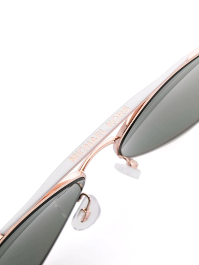 Michael Kors Pilot-frame Sunglasses In Gold