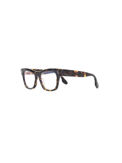 Shop Victoria Beckham Tortoiseshell-frame Glasses In Brown