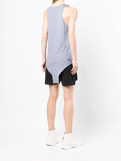 Rick Owens X Champion Logo-print Tank Top In Blue