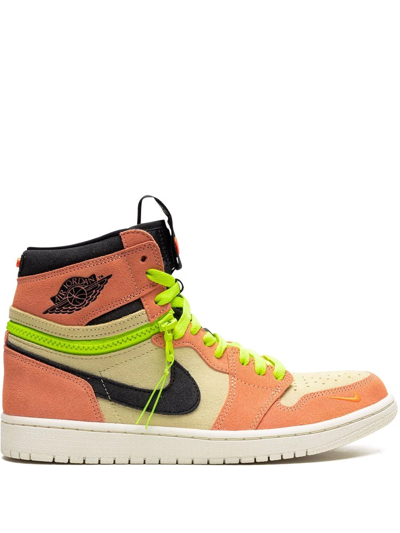 Shop Jordan 1 High "switch" Sneakers In Orange