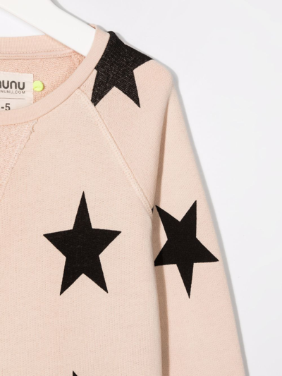 Shop Nununu Star-print Sweatshirt In Pink