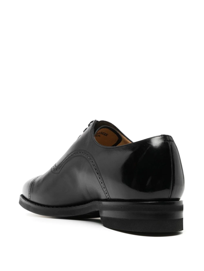 Shop Bally High-shine Finish Oxford Shoes In Black