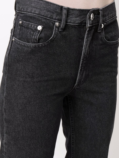 Apc Jean Martin Cotton Denim Vintage Jeans In Black