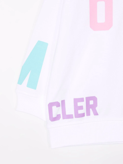 Shop Moncler Letter Logo-print Hoodie In White